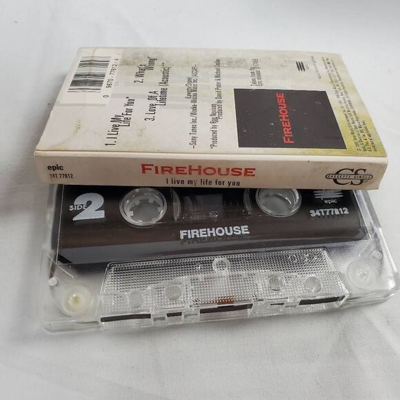 FireHouse – I Live My Life for You Cassette Single (1995) - Picture 3 of 3